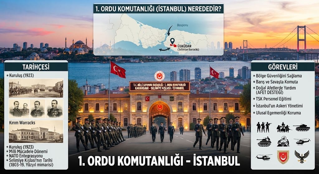 Ordu Komutanlığı (İstanbul) Nerededir? Görevleri ve Tarihçesi