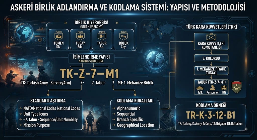 Askeri Birliklerin Adlandırma ve Kodlama Sistemi Nasıl Yapılır?
